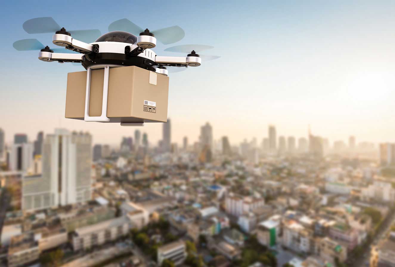 Transport dronem